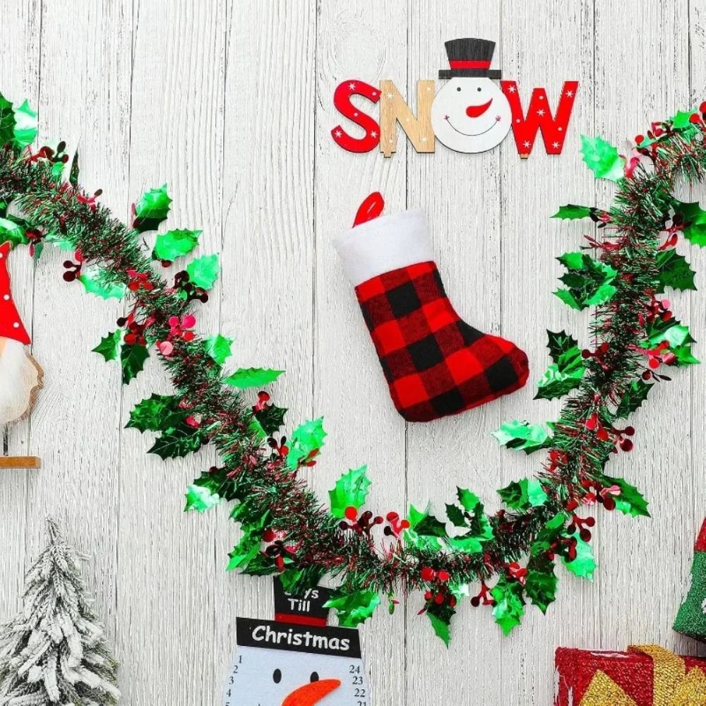 2 قطعة قابلة لإعادة الاستخدام - مراجعة Tinsel Garland Decoration وسعره