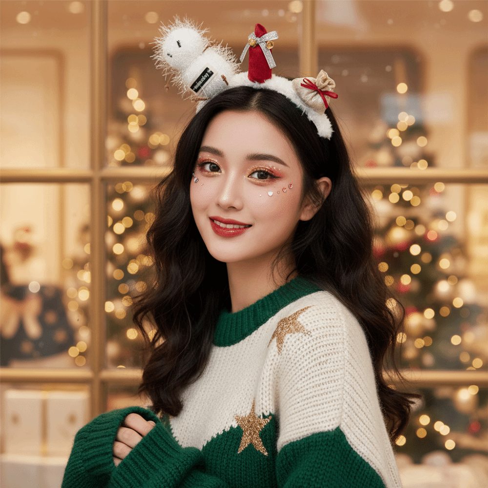 عصابة رأس عيد الميلاد ذات ملمس - مراجعة Reindeer Antlers Headband وسعره