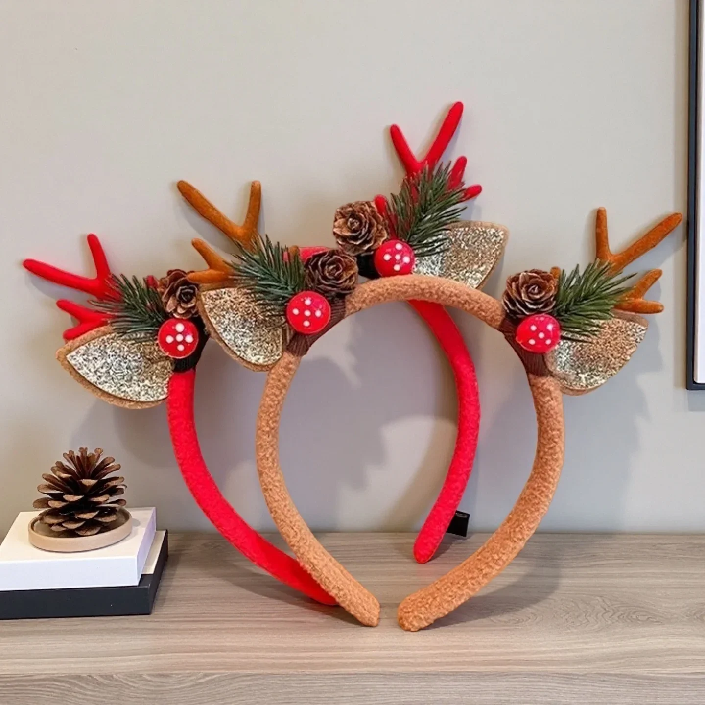 1 قطعة عصابات عيد الميلاد حفلا - مراجعة Reindeer Antlers Headband وسعره
