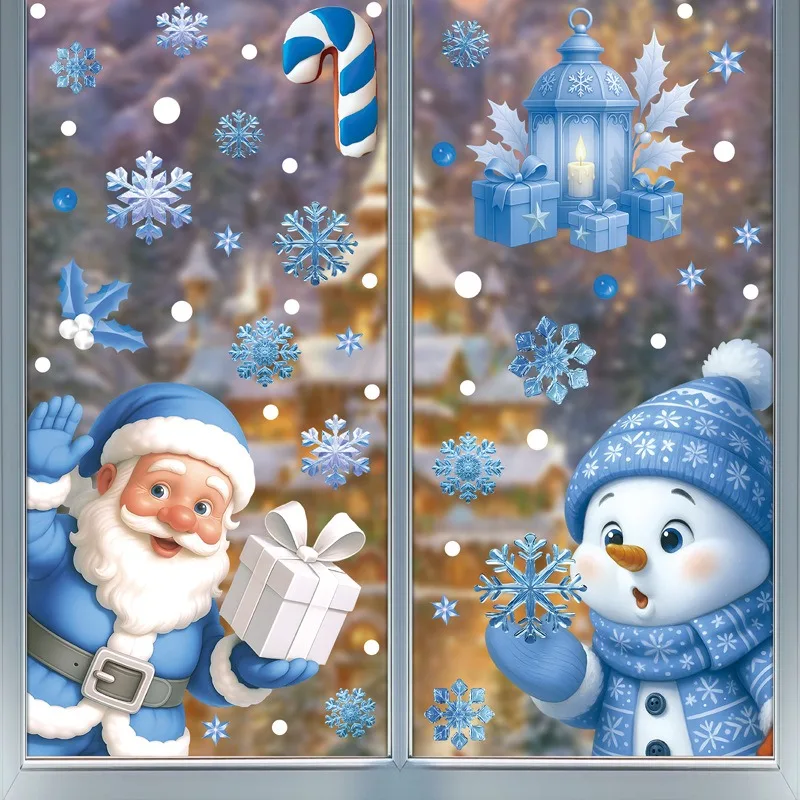 ملصق زجاجي ثابت لعيد الميلاد،  - مراجعة Snowflake Window Decal وسعره