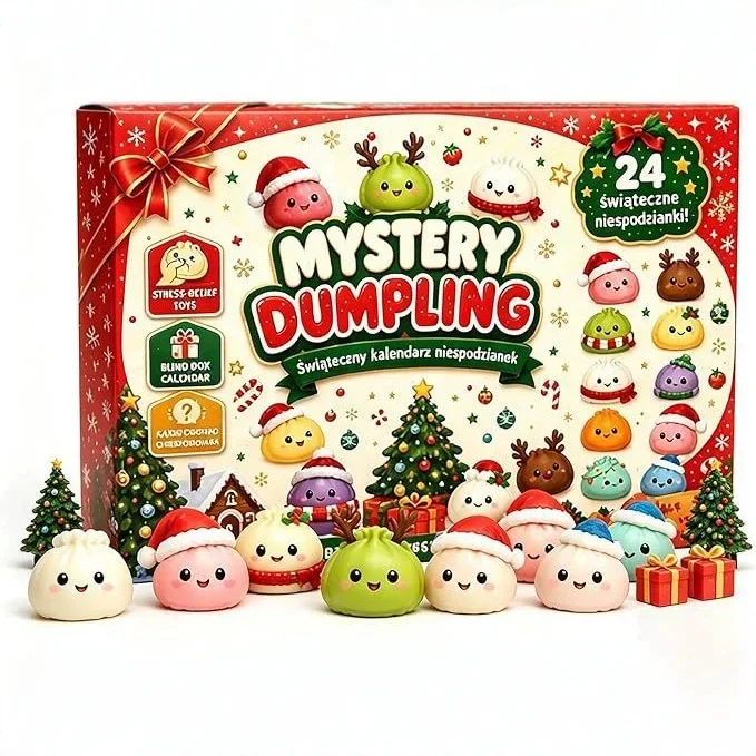 24 قطعة من ألعاب الضغط اللطيفة - مراجعة Advent Calendar Gift وسعره
