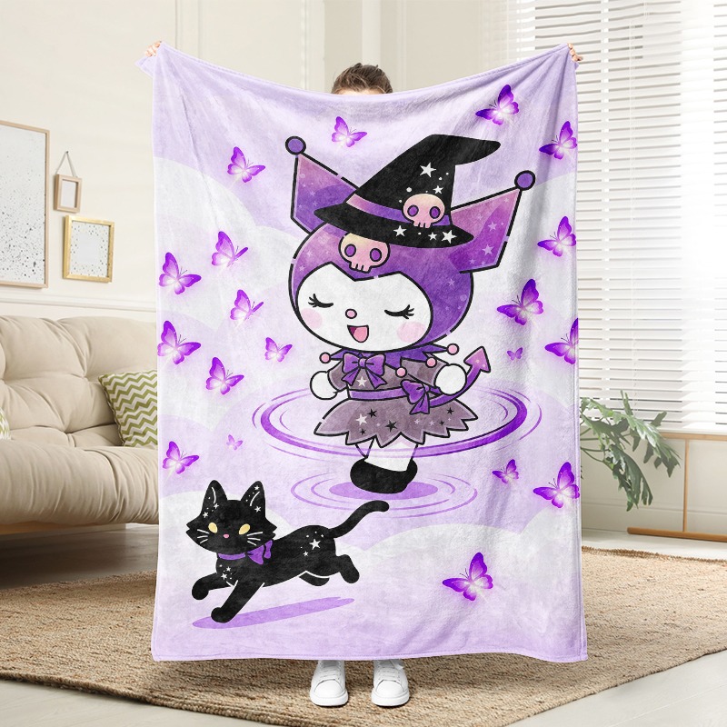 بطانية سانريو مريحة بنقشة السا - مراجعة Christmas Throw Blanket وسعره