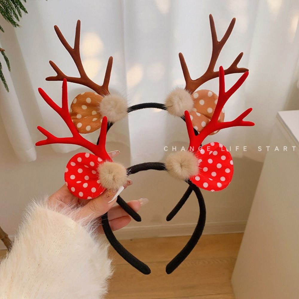 عصابة رأس عصرية لامعة لعيد الم - مراجعة Reindeer Antlers Headband وسعره
