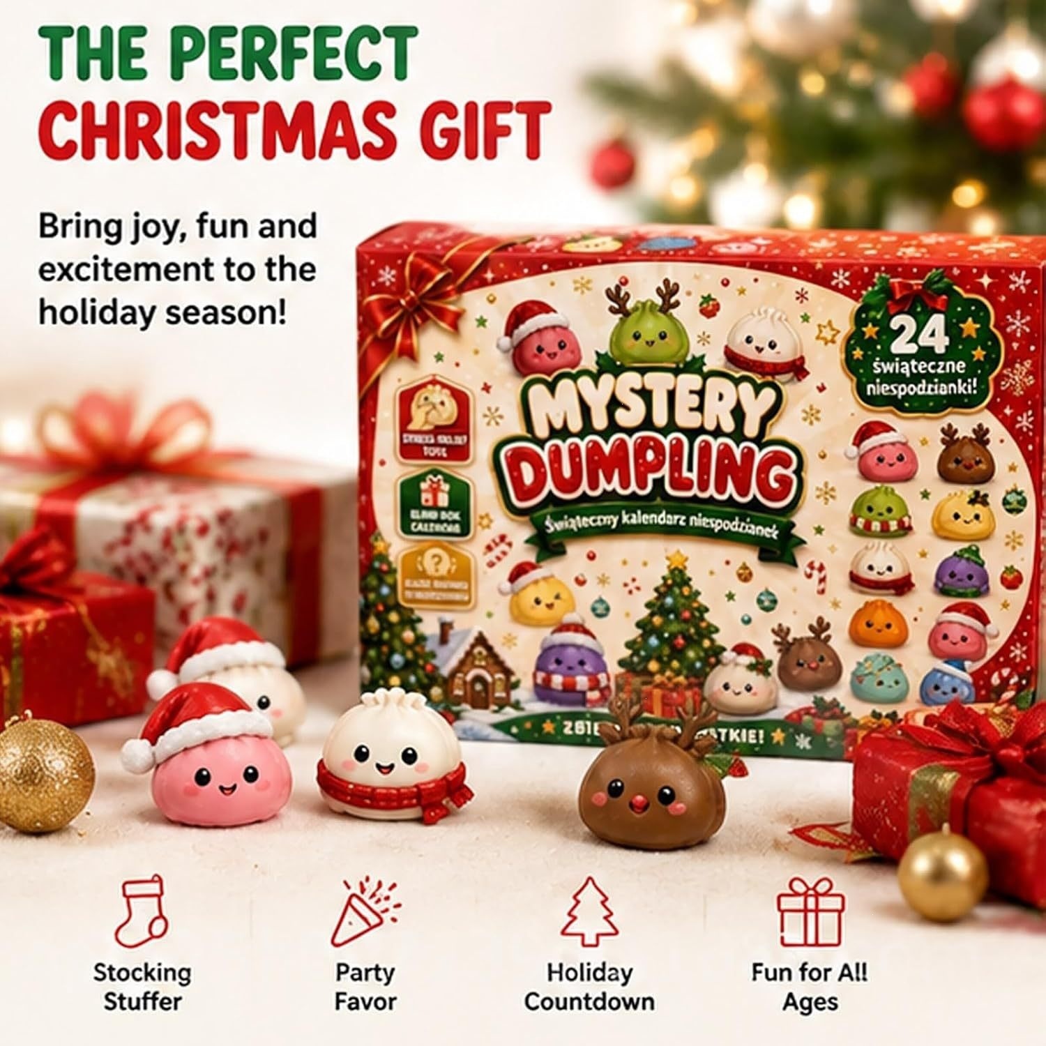 تقويم عيد الميلاد المفاجئ 24 ي - مراجعة Advent Calendar Gift وسعره