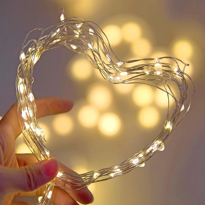 أضواء LED نحاسية بطول 10م و5م  - مراجعة Led Fairy String Lights وسعره