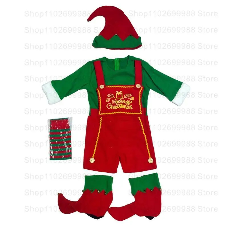 طقم زي عيد الميلاد للجنسين، زي - مراجعة Elf Costume Christmas وسعره