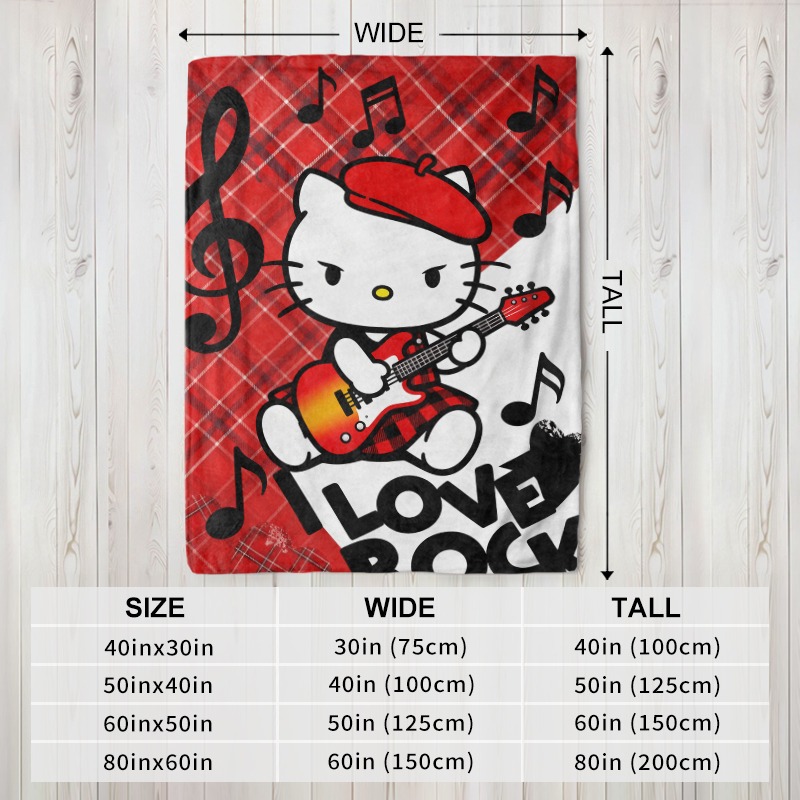 بطانية سانريو هيلو كيتي بتصميم - مراجعة Christmas Throw Blanket وسعره