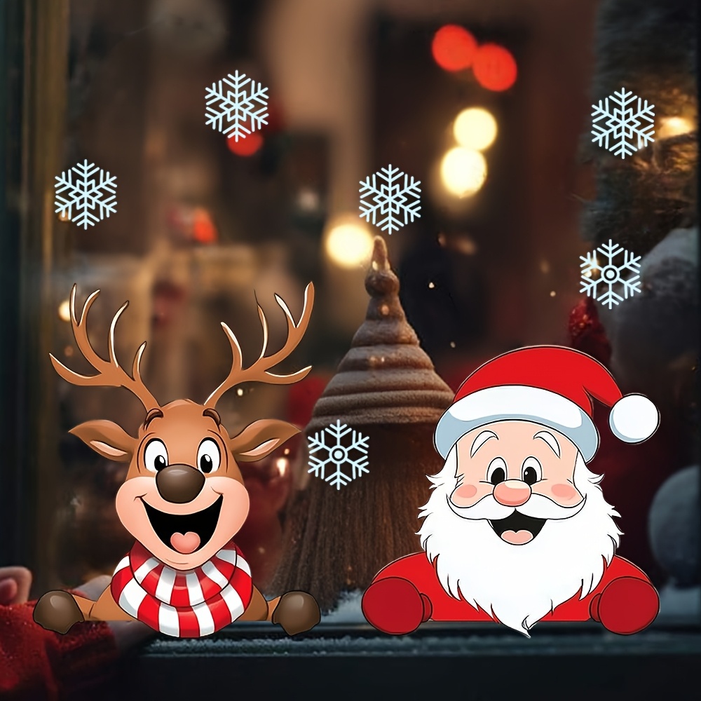 ملصقات نوافذ عيد الميلاد - حيو - مراجعة Snowflake Window Decal وسعره