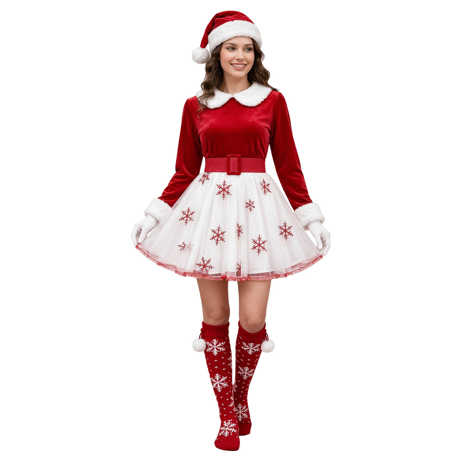زي عيد الميلاد للنساء - فستان  - مراجعة Elf Costume Christmas وسعره
