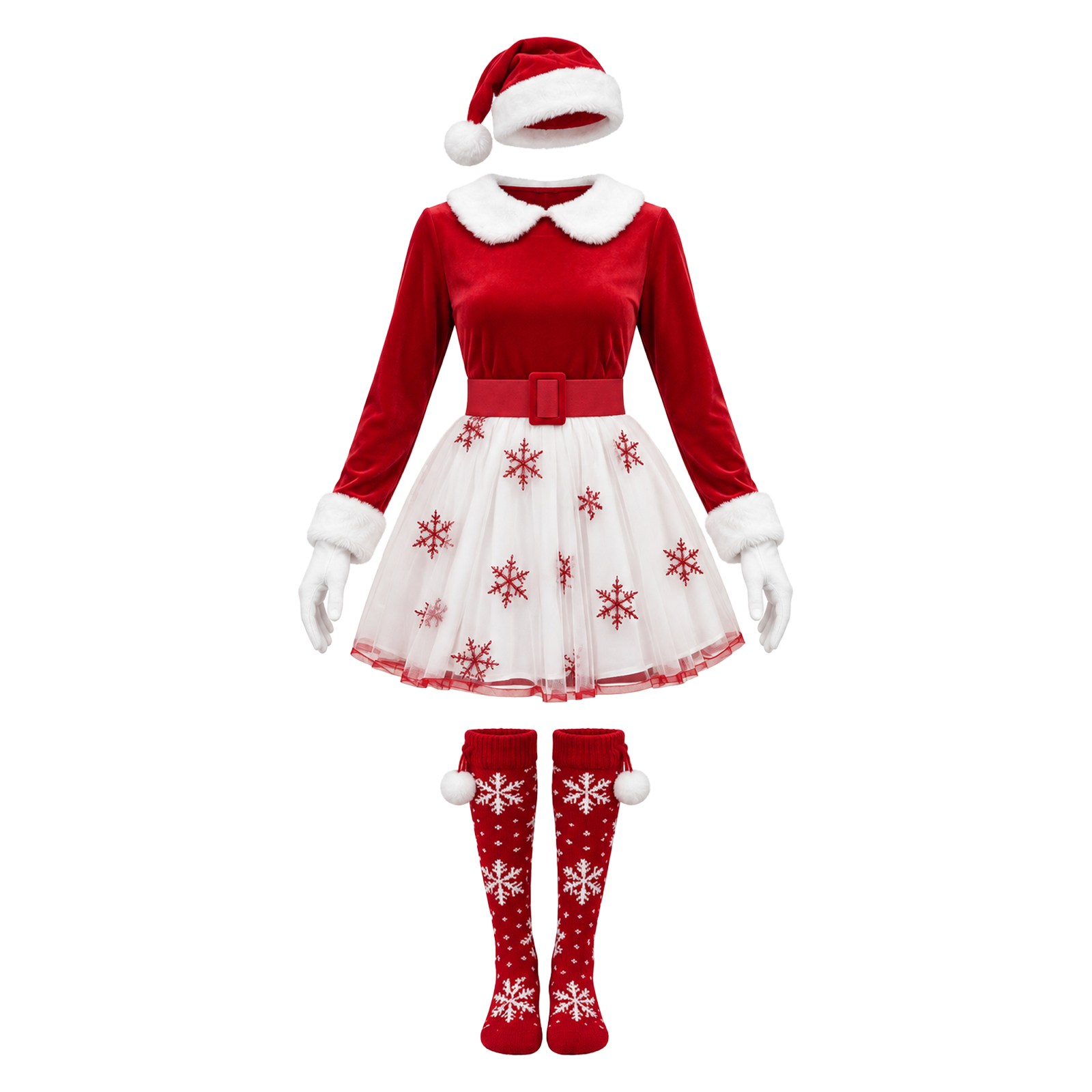 زي عيد الميلاد للنساء - فستان  - مراجعة Elf Costume Christmas وسعره