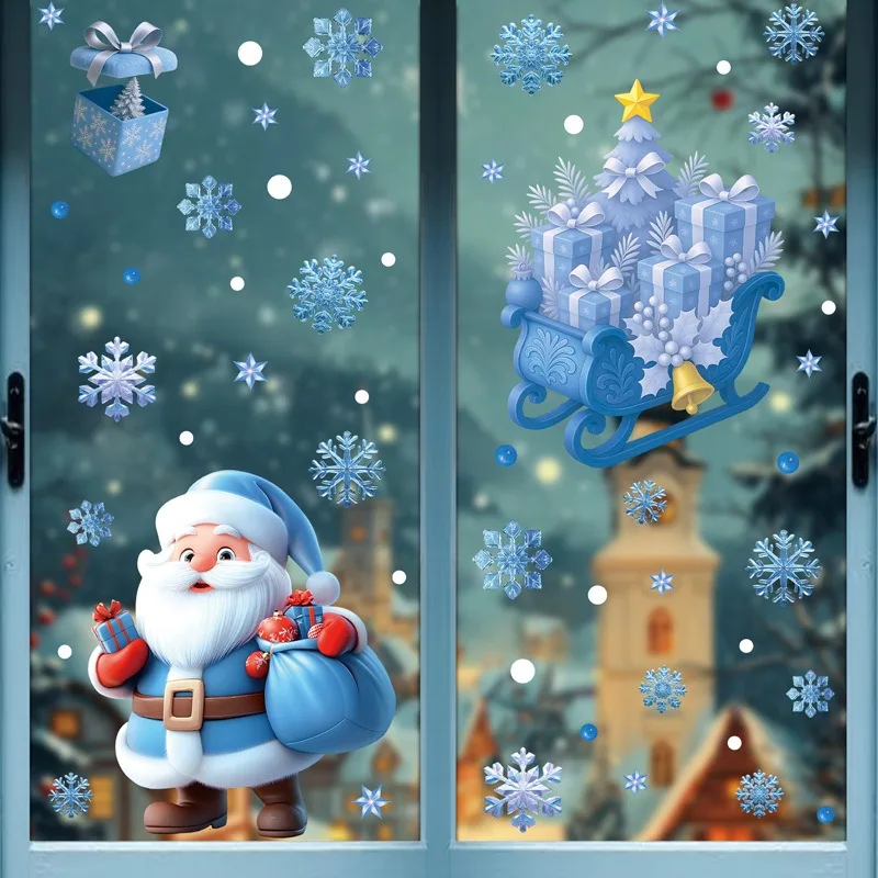 ملصق زجاجي ثابت لعيد الميلاد،  - مراجعة Snowflake Window Decal وسعره