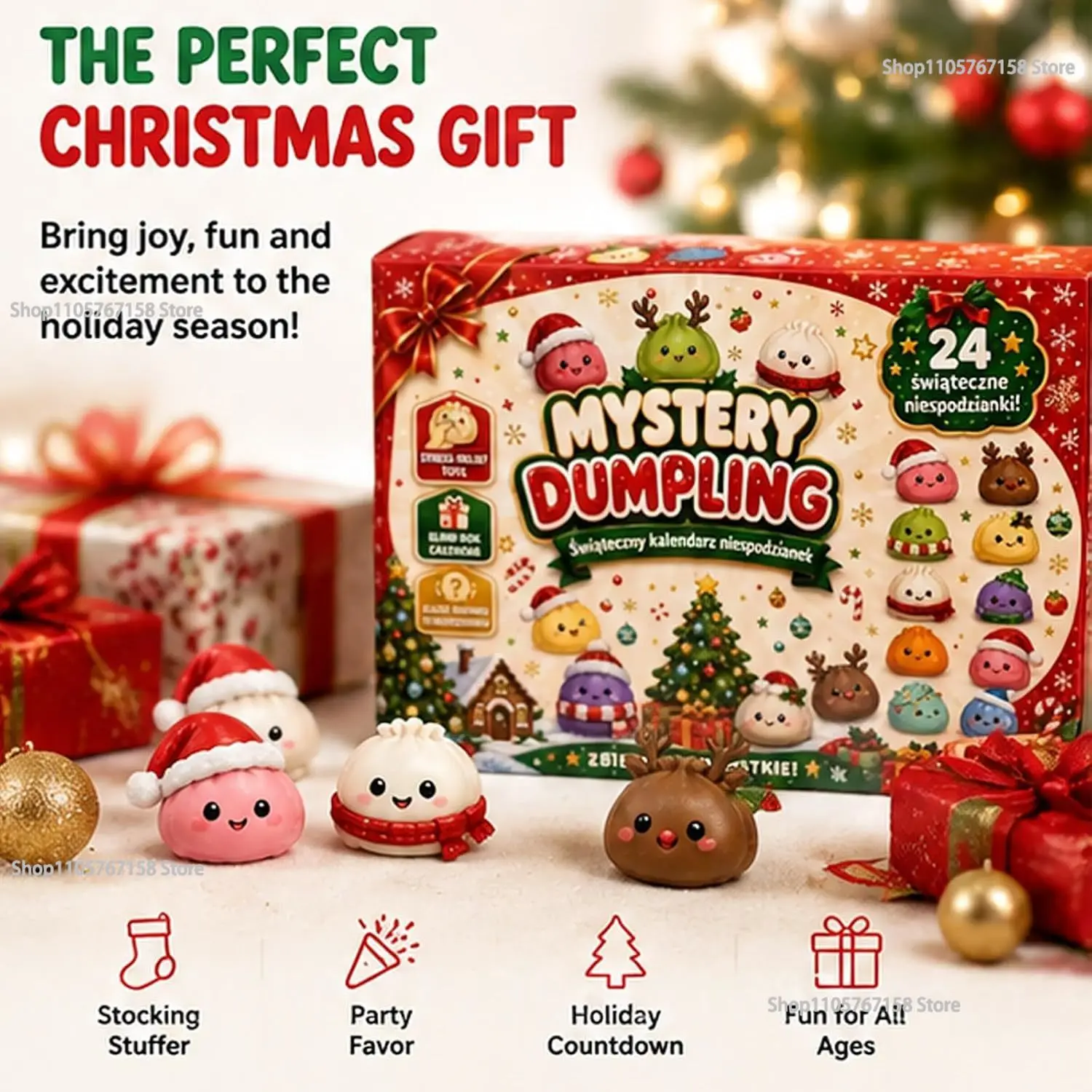 تقويم عيد الميلاد القابل للضغط - مراجعة Advent Calendar Gift وسعره