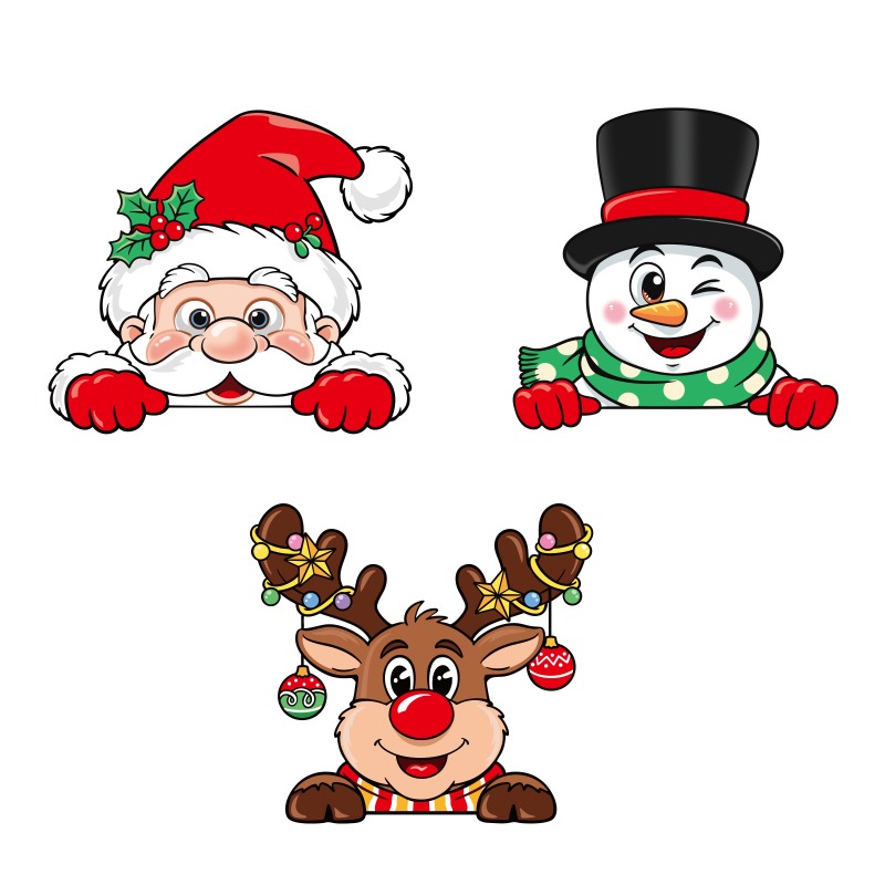 ملصقات عيد الميلاد الكرتونية ع - مراجعة Snowflake Window Decal وسعره