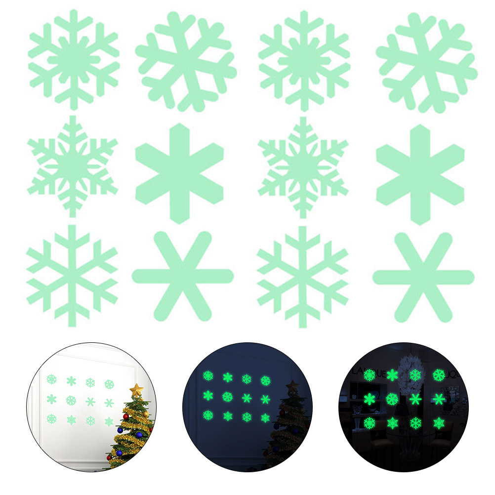 مجموعة واحدة من ملصقات الحائط  - مراجعة Snowflake Window Decal وسعره