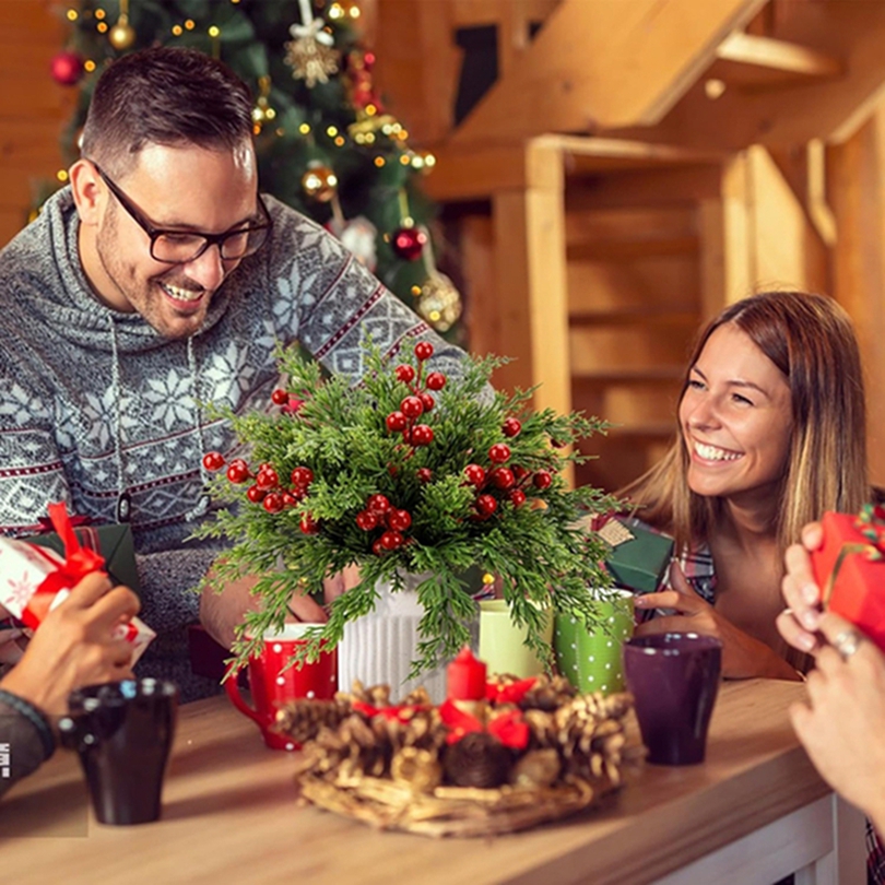 25/50 قطعة من أغصان السرو الاص - مراجعة Christmas Tree Artificial وسعره