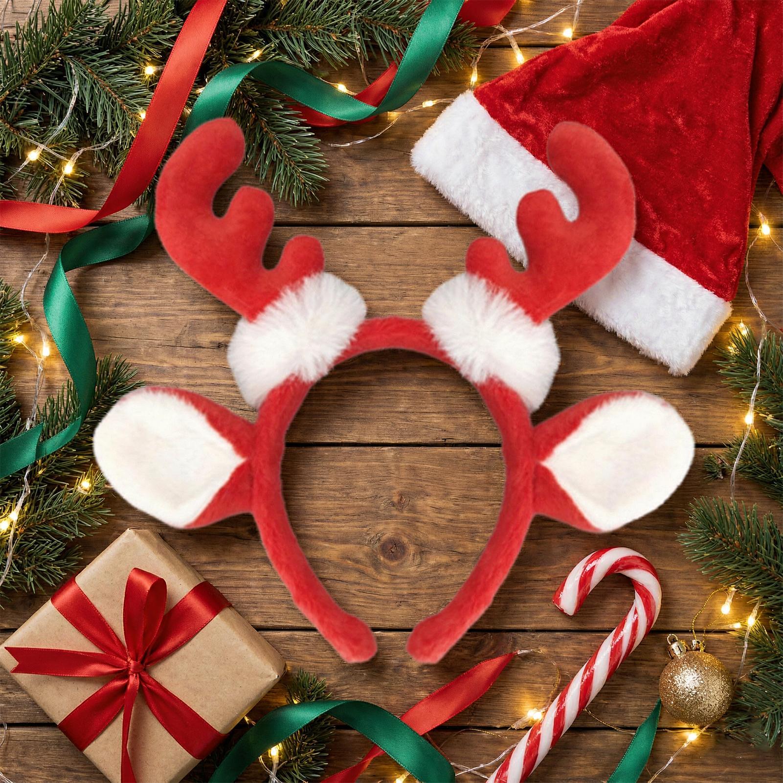 عصابة رأس بقرون الرنة لعيد الم - مراجعة Reindeer Antlers Headband وسعره